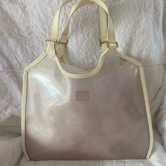 Authentic Rare Louis Vuitton Epi Plage Bahia Shoulder Tote Bag Clear. GUC - Picture 2 of 12